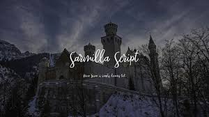 A quick google search (how do i install fonts on my ) will get you all set up. Sarmilla Script Font Download Free Pc Mac And Web Font
