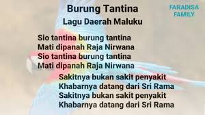 Indonesia, disebut juga dengan negara kesatuan republik indonesia (nkri, pengucapan bahasa indonesia: Burung Tantina Lagu Daerah Maluku Tematik Kelas 2 Youtube