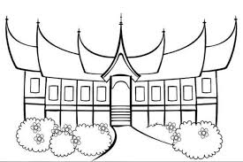 Sketsa rumah adat indonesia aˆs13 gambar mewarnai rumah adat untuk anak 2018 marimewarnai desain rumah modern. 30 Mewarnai Rumah Gadang Terbaru Koleksi Gambar Rumah Terlengkap