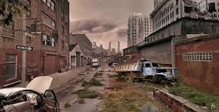 Abandoned City By Nacho3 On Deviantart Abandoned Cities Apocalypse Aesthetic Apocalypse World