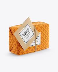 Download Glossy Soap Bar Package Mockup In Packaging Mockups On Yellow Images Object Mockups PSD Mockup Templates