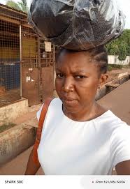 Early morning delivery to Kano state. Peep my morning face,😀 We deliver  anywhere in Nigeria Ogbono Palm oil Brown rice Cameron pepper Ofada rice  Ukwa Ugba Garri 07038669166