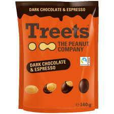 Treets Dark Chocolate Espresso Schokolade Espresso Dunkle Schokolade Susswaren