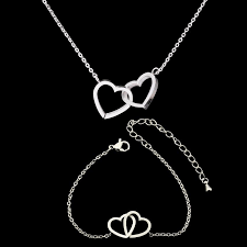 Start by learning the basic technique, then get fancy by adding simple braids, charms, and beads. Romantic Forever Love Double Heart Chains Necklace Friendship Charm Br Your True Confidence