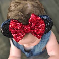 You'll receive email and feed alerts when new items arrive. Minnie Mouse Sequin Baby Headband