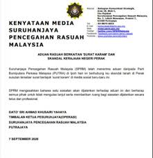 Soal calon menteri besar bukan lagi menjadi rahsia dan barisan nasional (bn) dikatakan akan menamakan saarani mewakili parti itu. Apakah Sprm Teruskan Siasatan Rasuah Surat Karam Di Perak