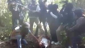 Video Horrific Video Shows Mexican Cartel Members Threatening Rival Daily Mail Online