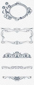 Frame undangan pernikahan png and vectors. Preview All The Organically Inspired Art Nouveau Vector Ornament Hd Png Download 1920x4563 3755476 Pngfind