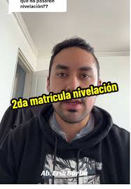 Indicaciones para la 2da matrícula de nivelación UCE