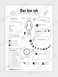 Steckbrief Das Bin Ich Fur Madchen Steckbrief Steckbrief Erzieherin Deckblatt Portfolio