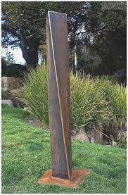 Ahnliche Artikel Wie Skulptur Garten Kunst Naturliche Ende 60 Gross Dreieck Twist A In 2020 Skulpturen Garten Skulpturen Gartenskulptur