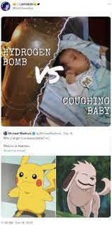 Atomic bomb vs coughing baby