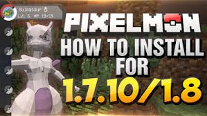 Make sure you like the video if you found it helpful. Pixelmon Mod Download Mac 1 7 10