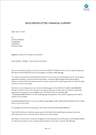 Understanding the national interest waiver green card. Financial Solicitation Letter For Donation Templates At Allbusinesstemplates Com