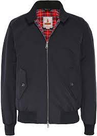 Baracuta Uomo G9 Modern Classic Harrington Jacket Nero 3XL : Amazon.it:  Abbigliamento
