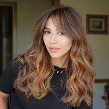 Long, shag hairstyles with bangs. Long Hair With Bangs 38 Best Examples For 2021