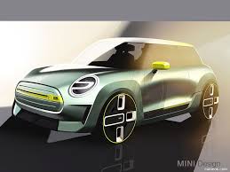 2018 Mini Electric Concept Wallpaper Bmw Design Car Design Sketch Automotive Design