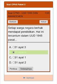 Kunci Jawaban Soal Materi Cpns 2020 For Android Apk Download