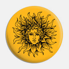 Apollo is a god in greek mythology, and one of the twelve olympians. Apollo Sun God Symbol Sun God Pin Teepublic De