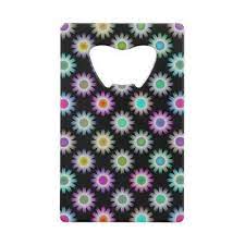 To ungroup the objects, move them, zoom out, zoom in without losing quality, change color. Colorful Floral Pattern Credit Card Bottle Opener Zazzle Com Credit Card Bottle Opener Floral Pattern Floral