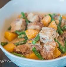 Maybe you would like to learn more about one of these? Ginataang Lechon Kawali With Kalabasa And Long Green Beans