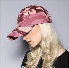 Pink Camouflage Baseball Cap For Women Uv Protection Sun Hat Icones De Estilo Estilo Icones