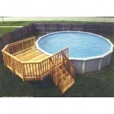 Closing A Above Ground Pool Pool Deck Plans Small Backyard Pools Above Ground Pool Landscaping
