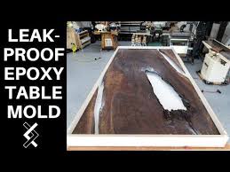 How To Make An Epoxy Table Mold Diy Epoxy Resin Table Youtube In 2020 Epoxy Resin Table Resin Table Diy Molding