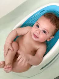 Lift the towel as needed to clean each area. My Baby Hates The Bath 16 Tricks To Fix This Today
