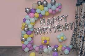 Check spelling or type a new query. Pastel Balloons Birthday Decoration With Happy Birthday Letter Foil Balloons