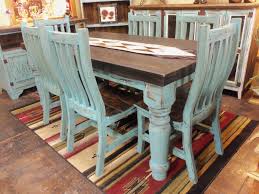 The ship's second main dining room open for dinner only from 5.30pm to 10pm and seating 322 guests. Aqua Distressed Dining Room Set Rick S Home Store