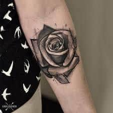 Best Geometric Tattoo Black Rose Tattoo Meaning 30 Tatoo Tatuagens Tatuagem Preta