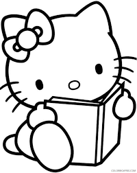 Coloring page unicorn manyfountains com. Hello Kitty Coloring Pages Cartoons Easy Hello Kitty Printable 2020 3151 Coloring4free Coloring4free Com