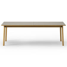 Ana Extendable Dining Table Almond Laminate Top Oak Extendable Dining Table Dining Table Fredericia Furniture