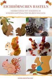 Garten Eichhornchen Basteln Zaubern Sie Mit Kindern Niedliche Tie In 2020 Eichhornchen Basteln Praktische Geschenke Basteln Mit Kindern Kindergeburtstag Deko Basteln