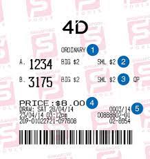 Placing 4d Bets Using Bet Slips Singapore Pools
