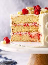 1/4 cup raspberry jam, warmed. Raspberry White Chocolate Cake Completely Delicious