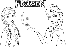 Gambar mewarnai frozen 2 anna dan elsa film disney terbaru. Kumpulan Gambar Mewarnai Frozen Untuk Tk Dan Sd Marimewarnai Com