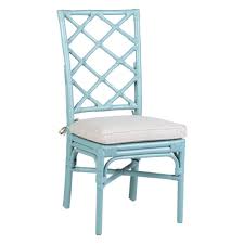 Set Of 2 Evie Rattan Dining Chair Light Blue East At Main Dining Chairs Rattan Dining Chairs Dining Chair Set