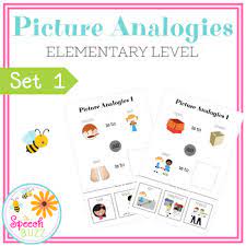 The speech and language therapy guide ebook. Picture Analogies Set 1 By The Speech Buzz Teachers Pay Teachers