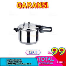 Panci presto (preasure cooker) adalah sebuah alat memasak untuk membuat masakan. Panci Presto 4 Liter Alumunium Pressure 2 In 1 Presto Kukus Panci Presto 4 Liter Shopee Indonesia