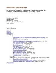 / download config mentah kuota.zip diupload daeng kula pada 05 september 2020 di folder other 1.95 kb. An Annotated Translation Of A Colonial Yucatec Manuscript Famsi