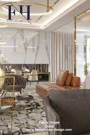 Contemporary Arabic Interior Decoration For Hallway In White Gold Colors The Interior D Luxury House Interior Design Interior Design Dubai Luxury Home Decor