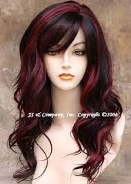 Pin By Chanthou Chea On Hair Burgundy Hair Hair Highlights Hair Color Highlights