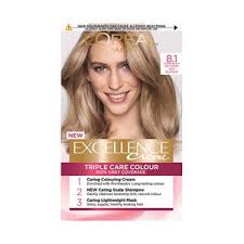 If my natural blonde healthy hair doesn't hold even permanent dye that's pink direct dye on my natural colour.the lighter your hair is to start with the lighter and truer to colour the result will be. Excellence Creme 8 1 Ash Blonde Hair Dye Hair Superdrug
