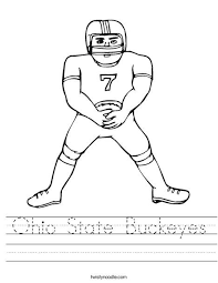 Symbols coloring pages coloring pages. Ohio State Buckeyes Worksheet Football Coloring Pages Ohio State Buckeyes Ohio State Football
