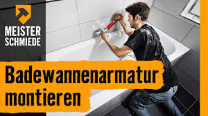 Ich wollte meinen alten wasserhahn an der badewanne durch einen neuen austauschen aber die es sollte möglich sein, aber ob es direkt an die wand montiert werden kann, kann ich dir nicht sagen. Badewannenarmatur Montieren Anleitung Von Hornbach