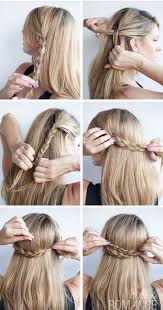 12 Cute Hairstyle Ideas For Medium Length Hair Medium Hair Styles Half Crown Braids Hair Styles