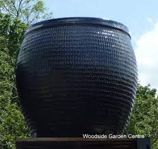 Visit homebase online and check out our stunning garden pots & planters range. Extra Large Black Glazed Pot Collar Planter Woodside Garden Centre Pots To Inspire