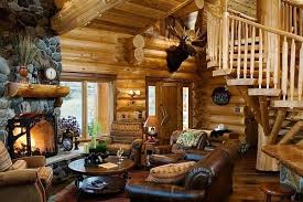 Log Cabin Style Decor Idea Cabin Style Homes Log Cabin Interior Cabin Interior Design